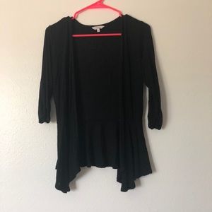 Black cardigan